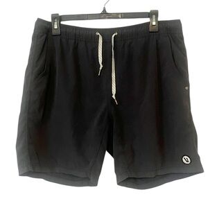 Vuori Men’s Dark Gray Kore Lined 7” Athletic Shorts Size Large